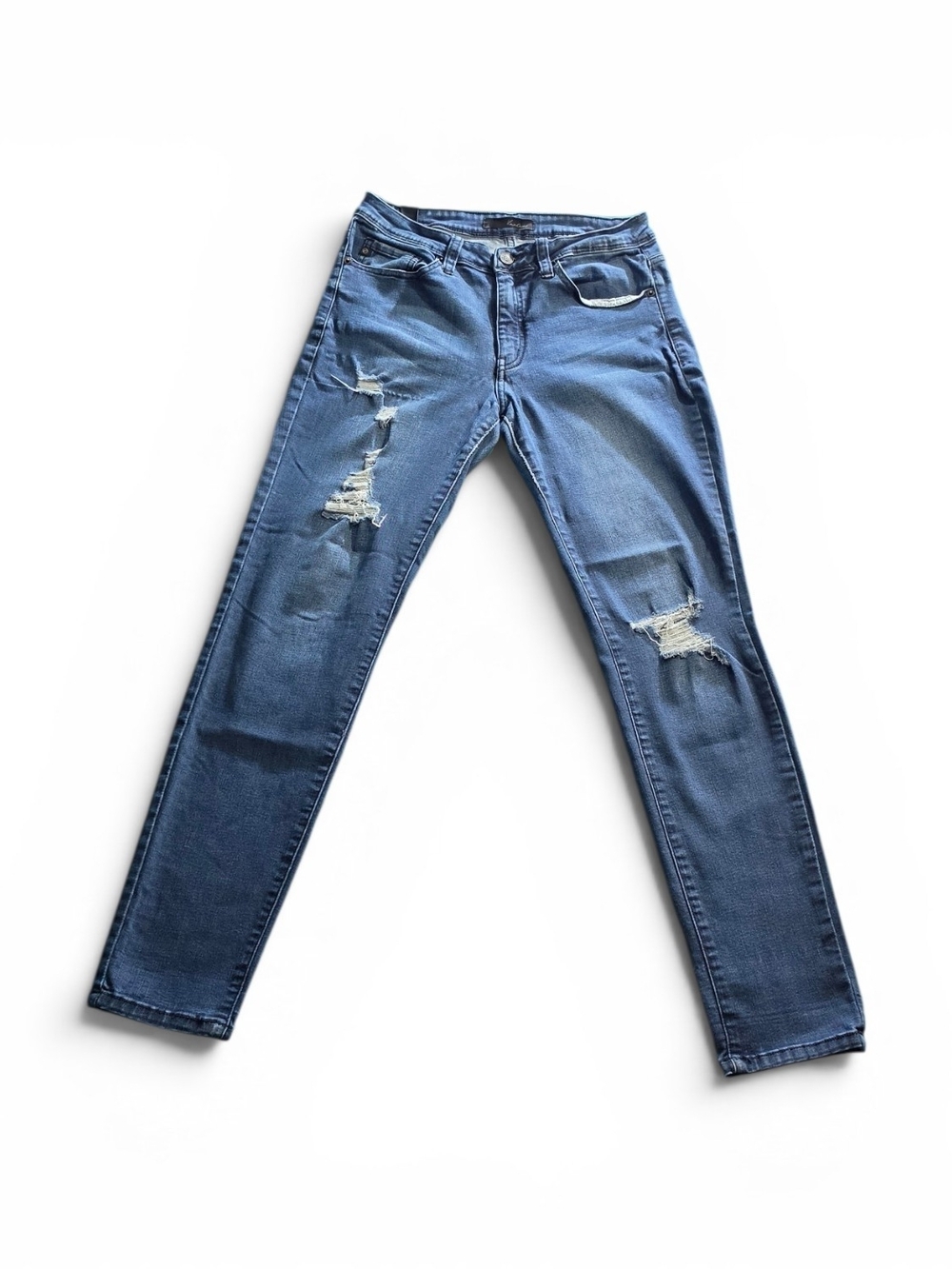 KanCan Jeans Women’s Size 29 W11 Distressed Stretch Skinny Denim Blue